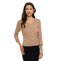 Vivienne 3/4 Sleeve Cardigan Sweater